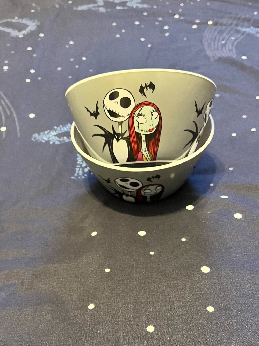 NWT Set of 2 Disney The Nightmare Before Christmas Cereal Bowls 27oz